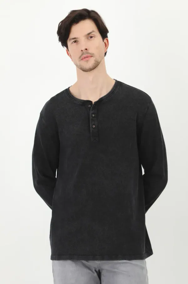 Medicine Majica dugih rukava Medicine za muškarce, boja: siva, bez uzorka