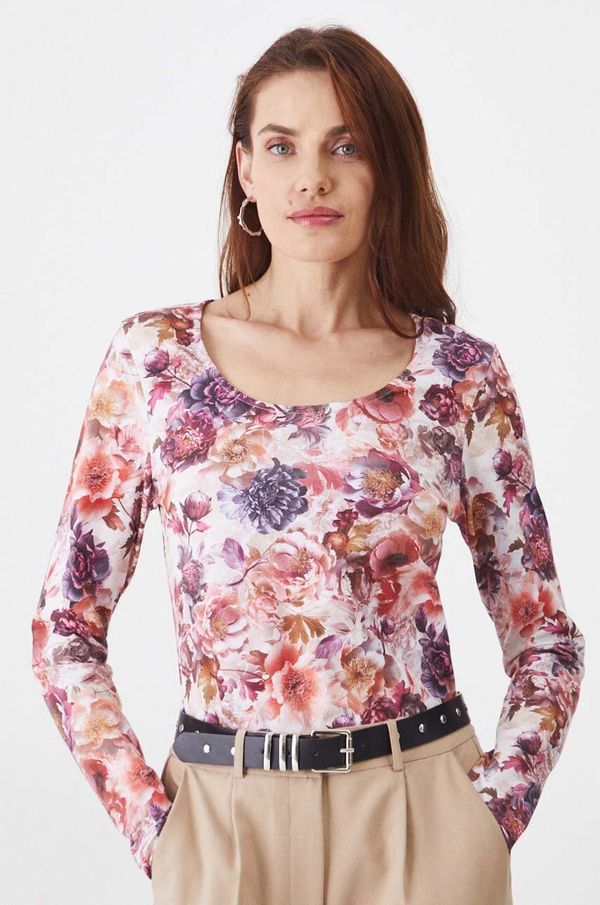 Medicine Majica dugih rukava Medicine za žene, boja: bež