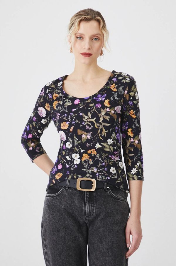 Medicine Majica dugih rukava Medicine za žene, boja: crna