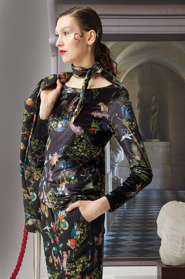 Medicine Majica dugih rukava Medicine za žene, boja: crna