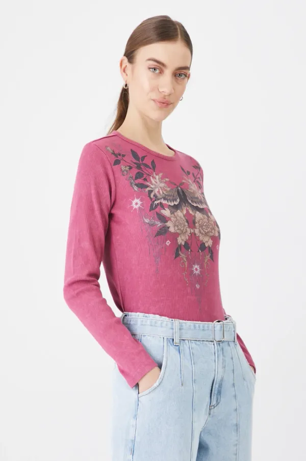 Medicine Majica dugih rukava Medicine za žene, boja: ružičasta