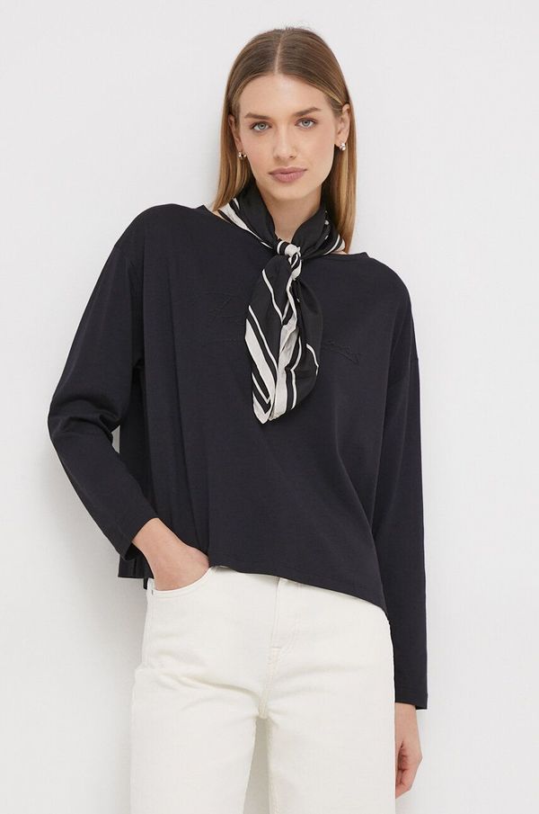 Pepe Jeans Majica dugih rukava Pepe Jeans HOPE za žene, boja: crna