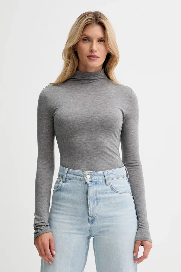 Calvin Klein Majica dugih rukava s dodatkom vune Calvin Klein