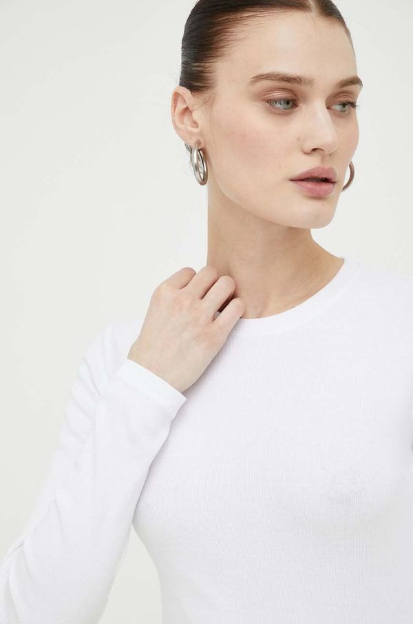 Samsoe Samsoe Majica dugih rukava Samsoe Samsoe za žene, boja: bijela