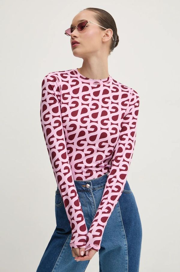 Stine Goya Majica dugih rukava Stine Goya za žene, boja: ružičasta, SG-PS25-T007-2244