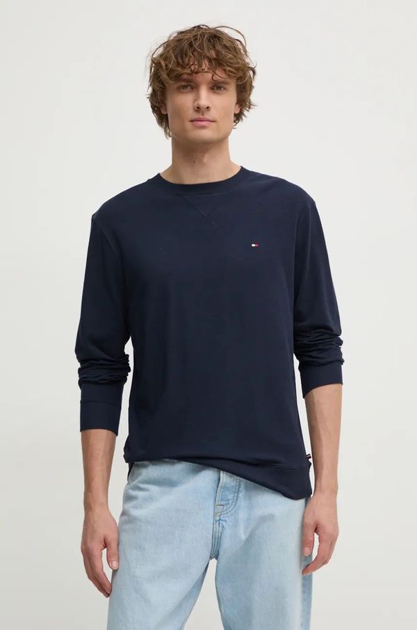 Tommy Hilfiger Majica dugih rukava Tommy Hilfiger za muškarce, boja: tamno plava, bez uzorka, UM0UM03366