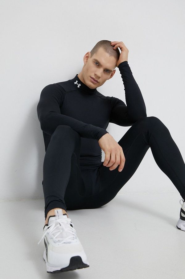 Under Armour Majica dugih rukava Under Armour za muškarce, boja: crna
