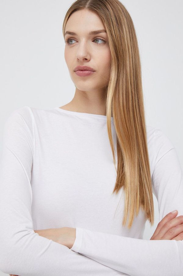 United Colors of Benetton Majica dugih rukava United Colors of Benetton za žene, boja: bijela