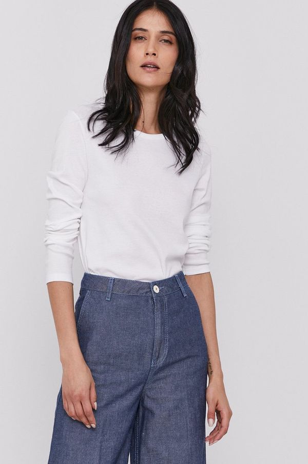 United Colors of Benetton Majica dugih rukava United Colors of Benetton za žene, boja: bijela