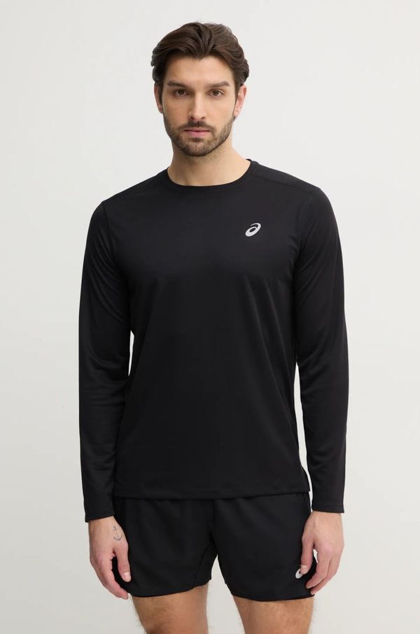 Asics Majica dugih rukava za trčanje Asics Core boja: crna, bez uzorka, 2011D219