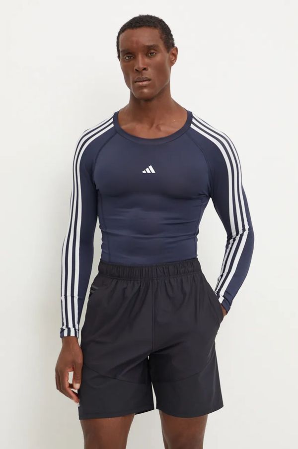 adidas Performance Majica dugih rukava za trening adidas Performance Techfit boja: tamno plava, s tiskom, IW0657