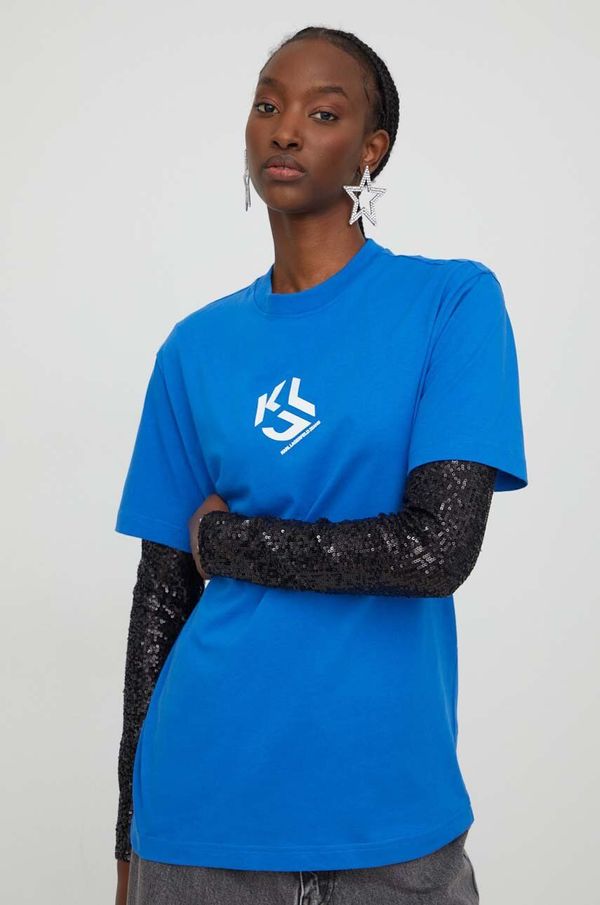 Karl Lagerfeld Jeans Majica Karl Lagerfeld Jeans boja: crna