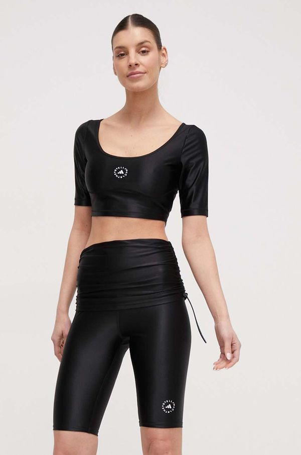 adidas by Stella McCartney Majica kratkih rukava adidas by Stella McCartney za žene, boja: crna