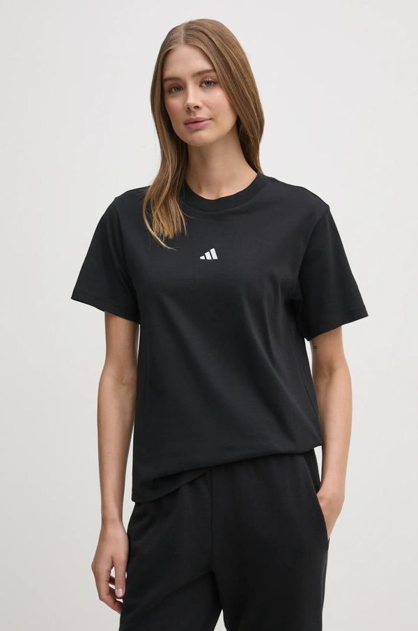 adidas Majica kratkih rukava adidas Essentials za žene, boja: crna, JC5943