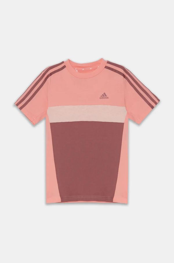 adidas Majica kratkih rukava adidas J 3S TIB T boja: ružičasta, IV7300
