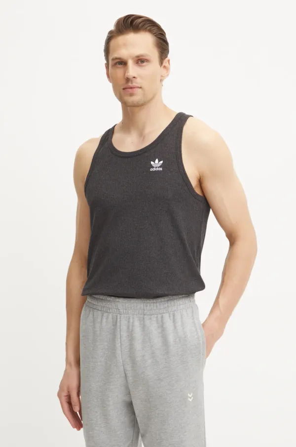 adidas Originals Majica kratkih rukava adidas Originals Essential za muškarce, boja: siva, IW5795