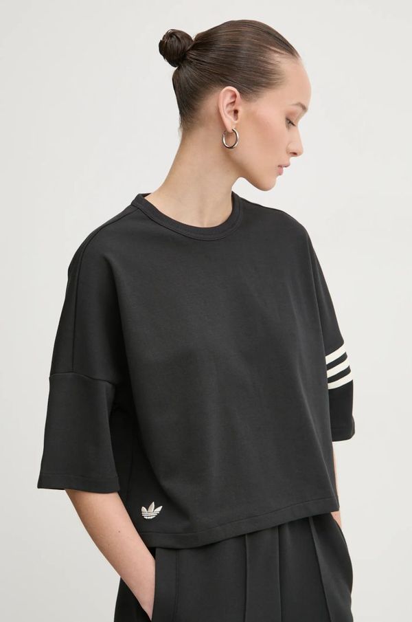 adidas Originals Majica kratkih rukava adidas Originals Neuclassics za žene, boja: crna, JI8510