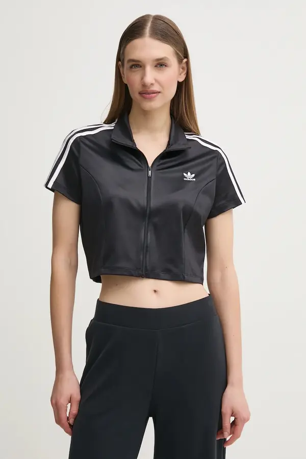 Adidas Majica kratkih rukava adidas Originals SHORTSLEEVE TT za žene, boja: crna, JD0277