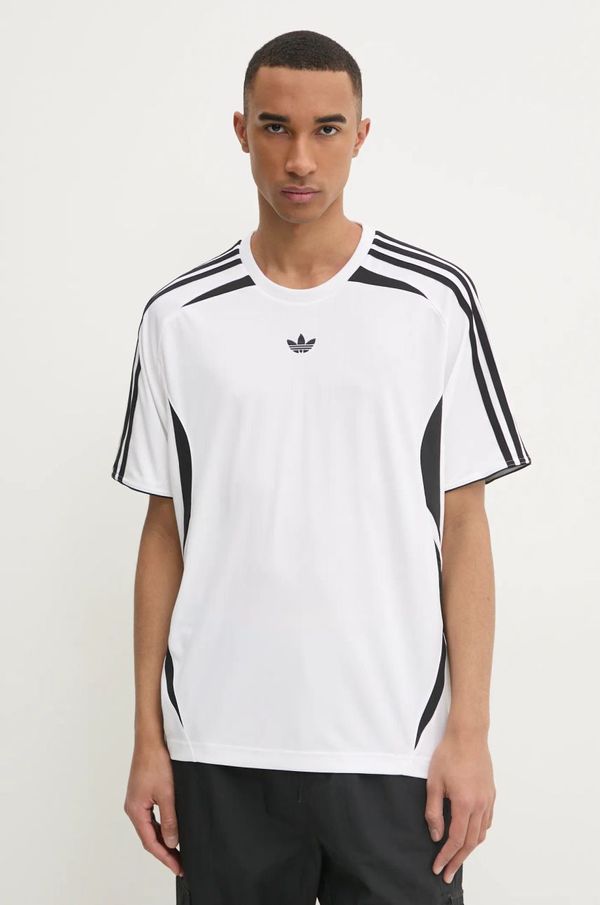 adidas Originals Majica kratkih rukava adidas Originals TEAMGEIST TEE za muškarce, boja: bijela, s aplikacijom, JP1113