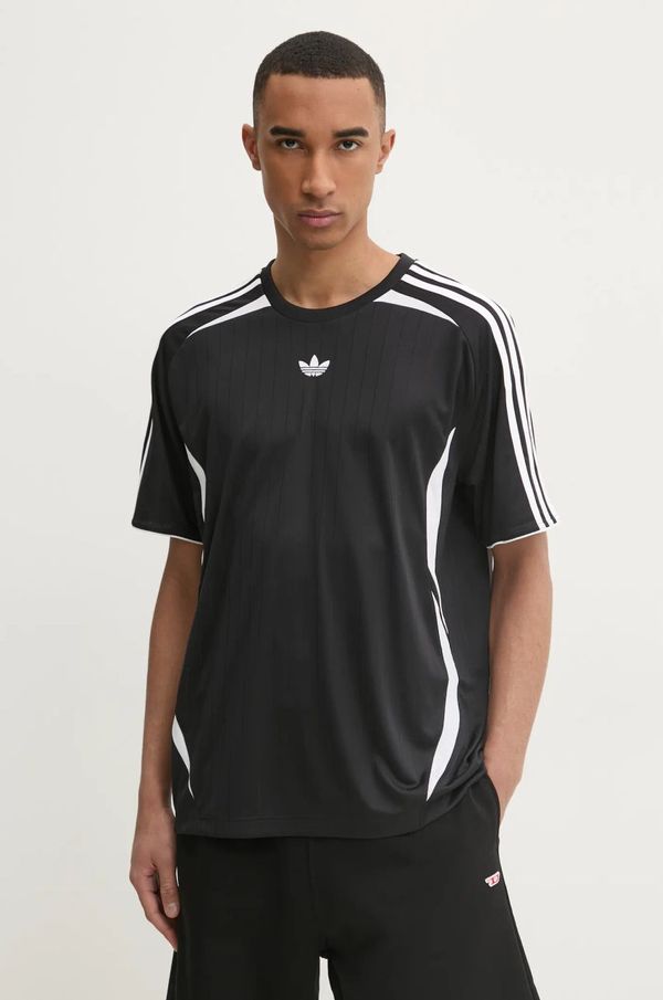 adidas Originals Majica kratkih rukava adidas Originals Teamgeist za muškarce, boja: crna, s aplikacijom, JC6229