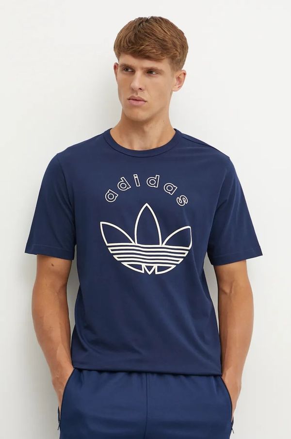 adidas Originals Majica kratkih rukava adidas Originals za muškarce, boja: tamno plava, s tiskom, IX9598
