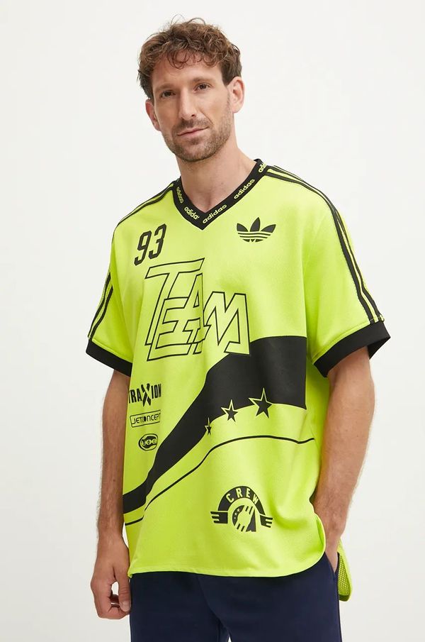 adidas Originals Majica kratkih rukava adidas Originals za muškarce, boja: zelena, s uzorkom, JN0809