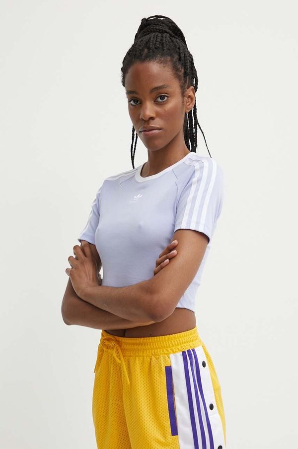 adidas Originals Majica kratkih rukava adidas Originals za žene, boja: ljubičasta, IP0658