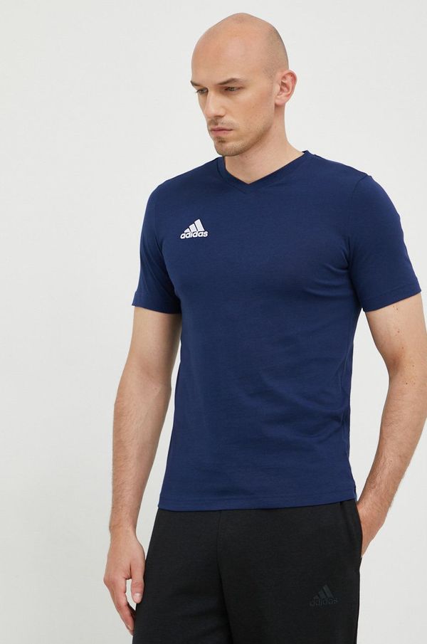 adidas Performance Majica kratkih rukava adidas Performance Entrada 22 za muškarce, boja: tamno plava, jednobojni model