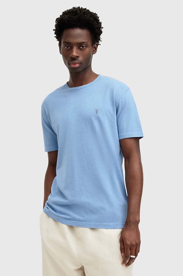 AllSaints Majica kratkih rukava AllSaints MD095Z OSSAGE SS CREW za muškarce, bez uzorka