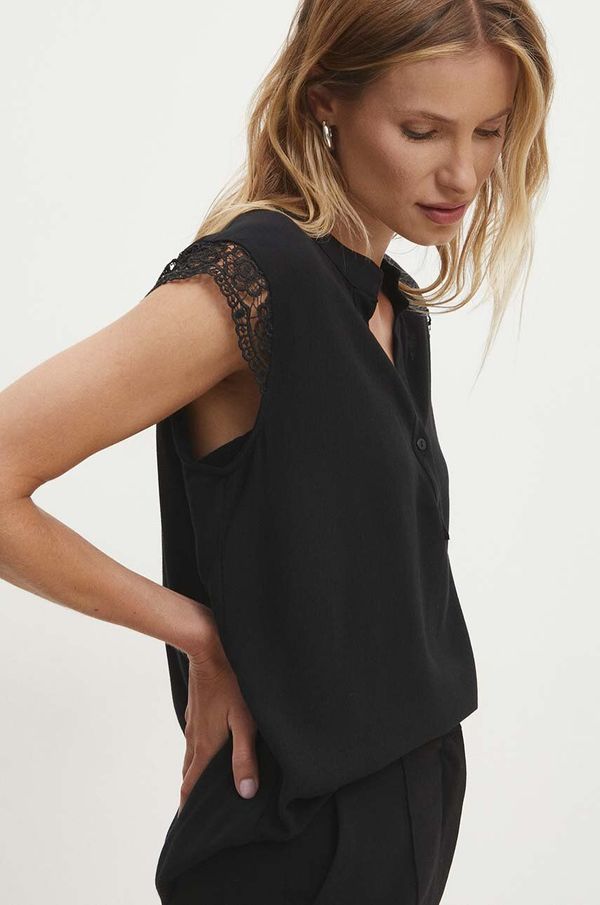 Answear Lab Majica kratkih rukava Answear Lab za žene, boja: crna