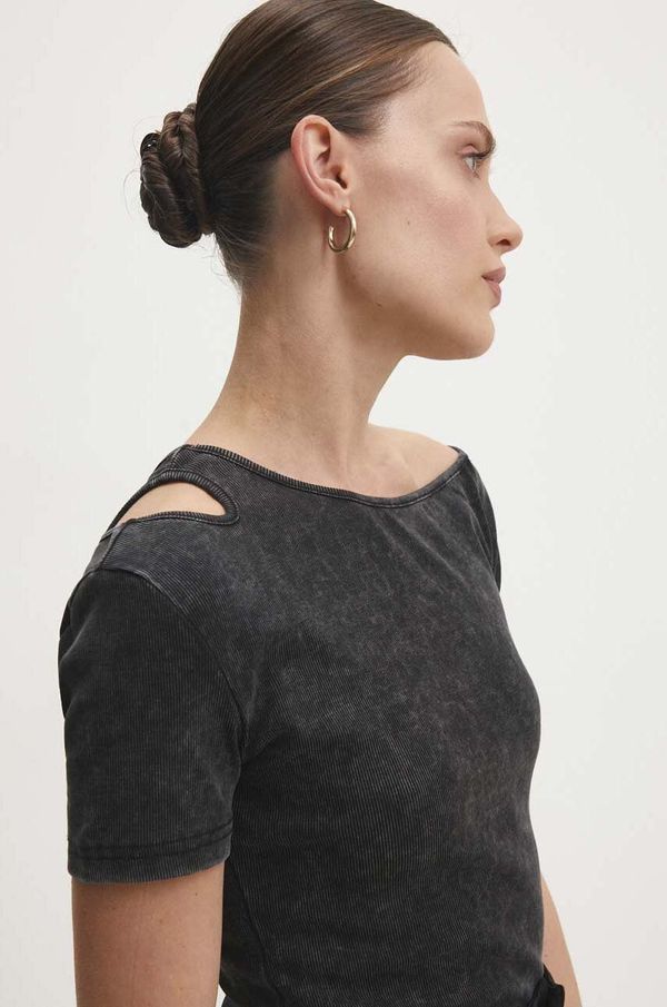 Answear Lab Majica kratkih rukava Answear Lab za žene, boja: crna