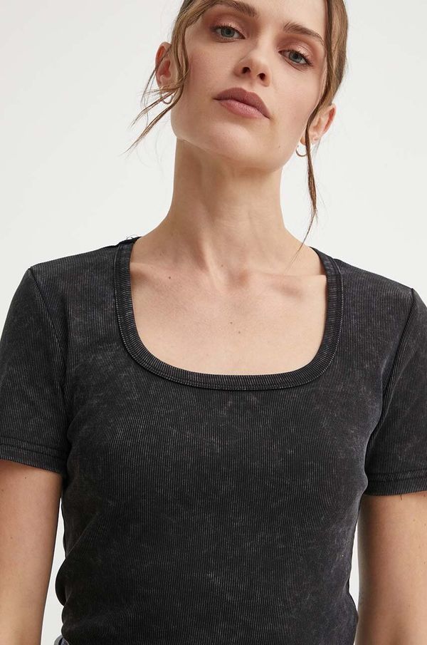 Answear Lab Majica kratkih rukava Answear Lab za žene, boja: crna