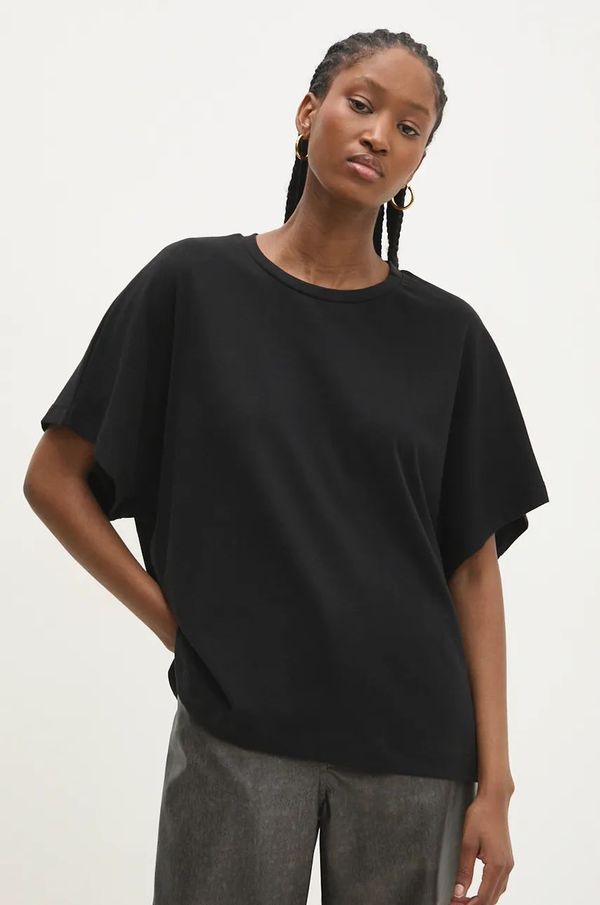 Answear Lab Majica kratkih rukava Answear Lab za žene, boja: crna