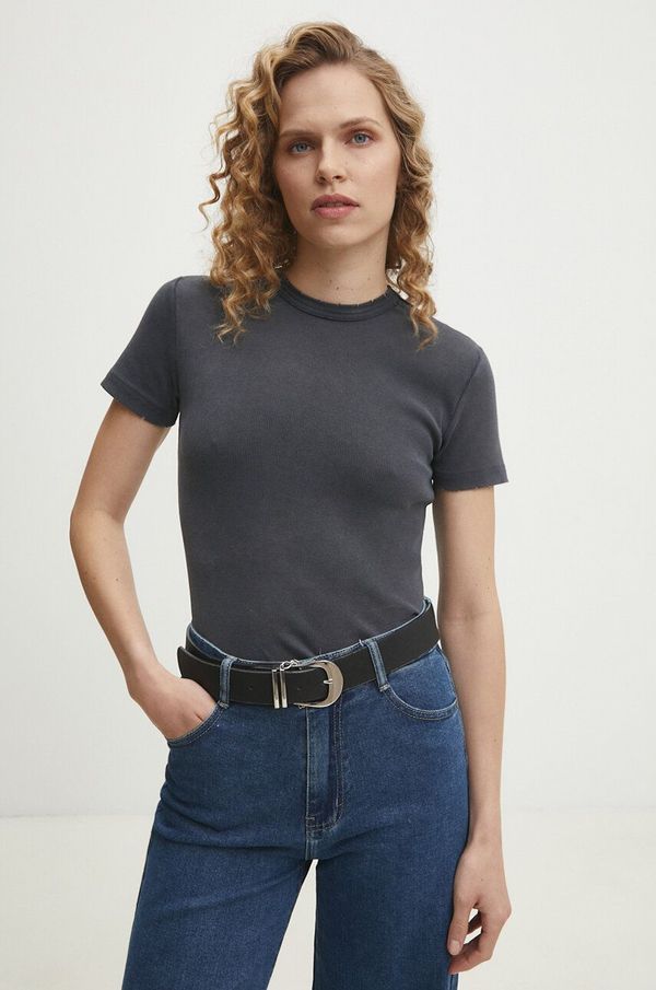 Answear Lab Majica kratkih rukava Answear Lab za žene, boja: crna