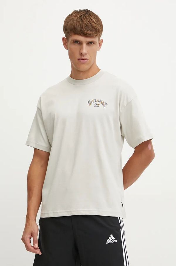 Billabong Majica kratkih rukava Billabong Otis Headland za muškarce, boja: bež, s tiskom, UBYZT00615