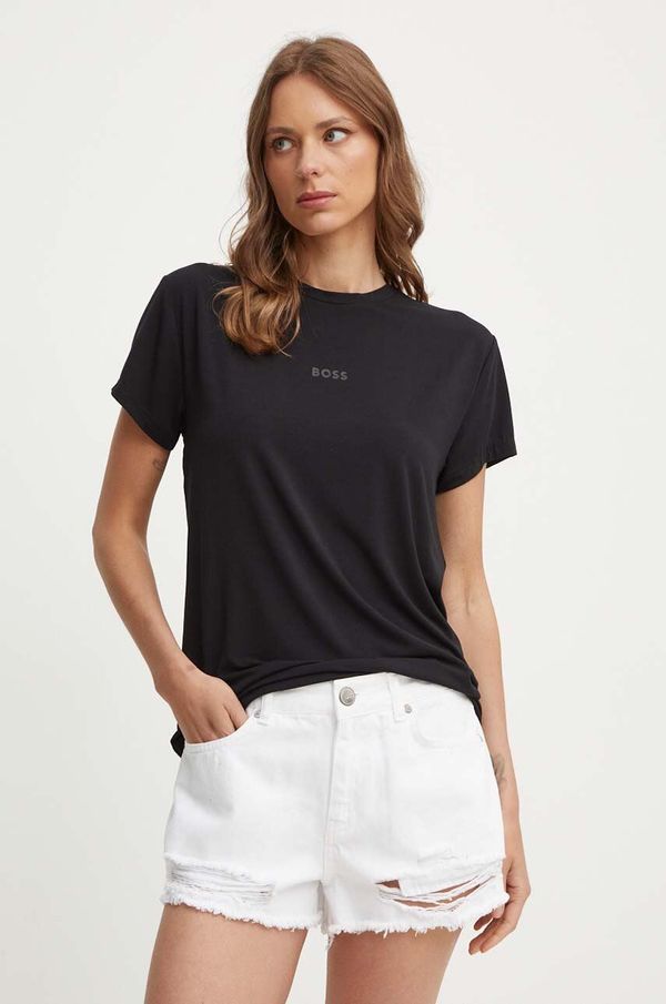 Boss Majica kratkih rukava BOSS za žene, boja: crna, 50525711