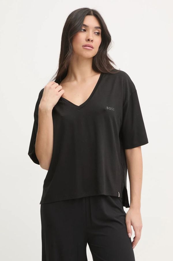 Boss Majica kratkih rukava BOSS za žene, boja: crna, 50535723