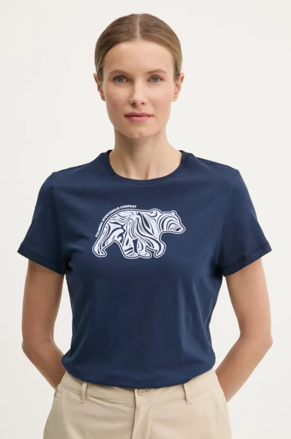 Columbia Majica kratkih rukava Columbia Ruby Springs za žene, boja: tamno plava, 2120061