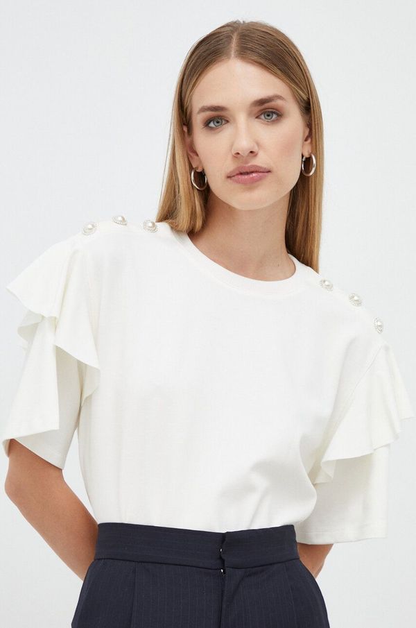 Custommade Majica kratkih rukava Custommade za žene, boja: bež