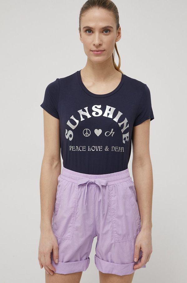 Deha Majica kratkih rukava Deha za žene, boja: tamno plava