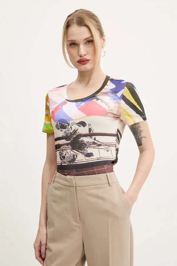 Desigual Majica kratkih rukava Desigual COLLAGE