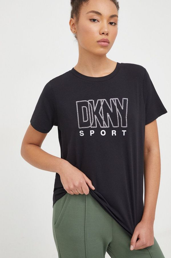 DKNY Majica kratkih rukava Dkny za žene, boja: crna