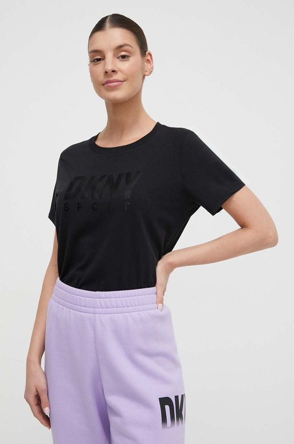 DKNY Majica kratkih rukava Dkny za žene, boja: crna