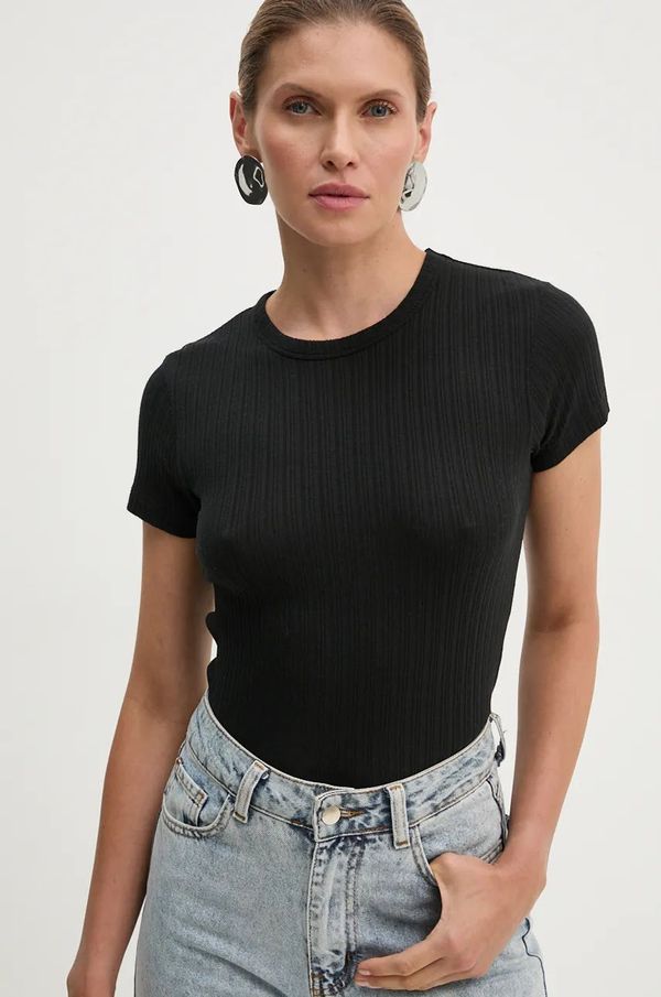 Drykorn Majica kratkih rukava Drykorn za žene, boja: crna, 520175 89871