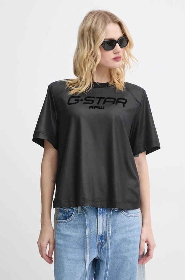 G-Star Raw Majica kratkih rukava G-Star Raw za žene, boja: crna, D25073-D711