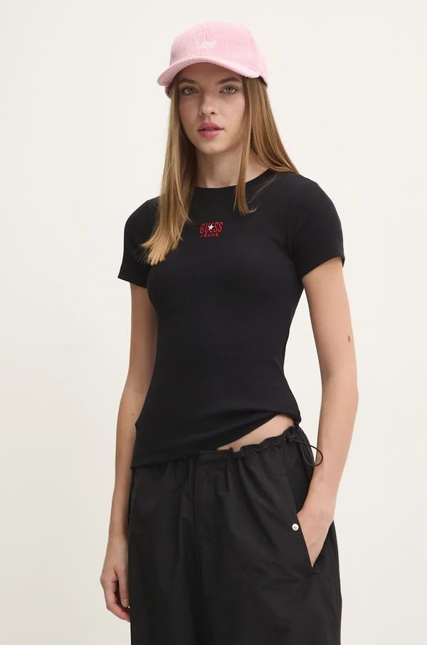 Guess Jeans Majica kratkih rukava Guess Jeans za žene, boja: crna, W4BI58 KA0H1