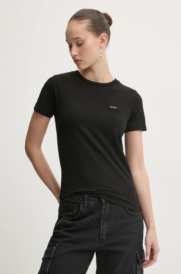 Guess Jeans Majica kratkih rukava Guess Jeans za žene, boja: crna, W5RI52 J1314