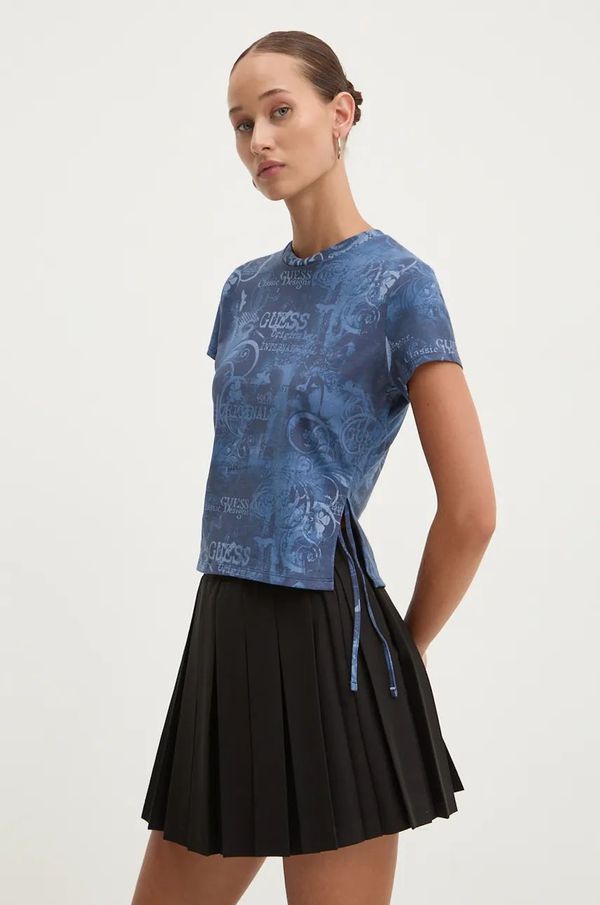 Guess Originals Majica kratkih rukava Guess Originals za žene, boja: tamno plava, W4BP11 J1314