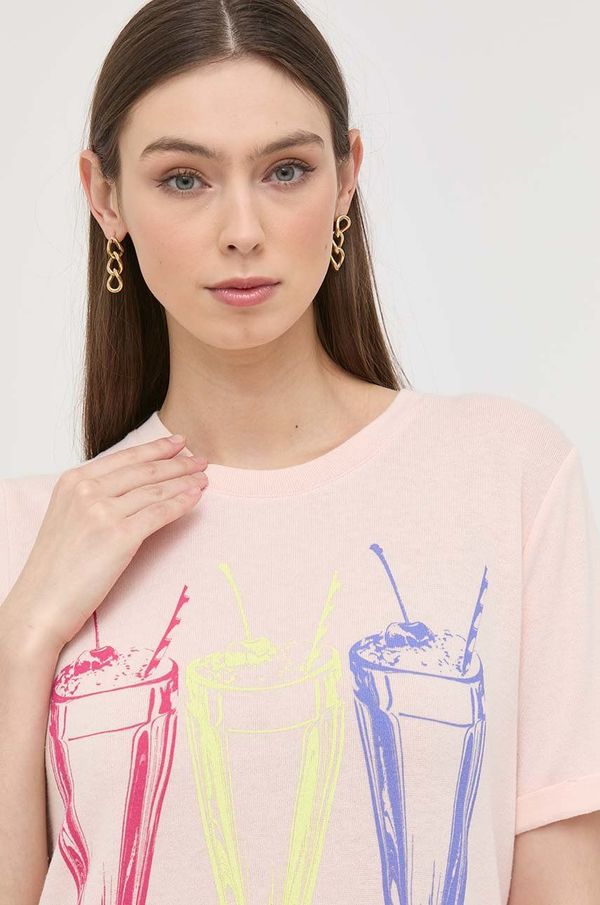 Guess Majica kratkih rukava Guess za žene, boja: ružičasta