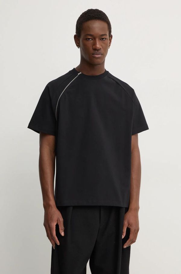 HELIOT EMIL Majica kratkih rukava Heliot Emil boja: crna, bez uzorka, HE.M.09.090.BLK01